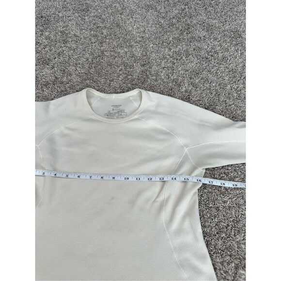 Patagonia Women’s XS Capilene Baselayer Midweight Crew Long Sleeve Tee Off White - Picture 5 of 10